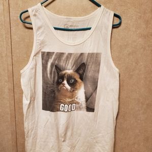Grumpy cat tank top